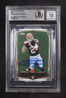 Johnny Manziel Signed 2014 Topps Chrome Mini #169A RC (BGS | Auto Grade 10) at PristineAuction.com