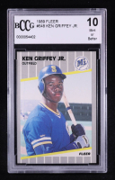 Ken Griffey Jr. 1989 Fleer #548 RC (BCCG 10) at PristineAuction.com