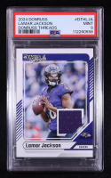 Lamar Jackson 2024 Donruss Threads #4 (PSA 9) at PristineAuction.com