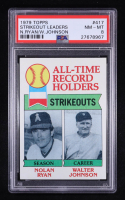 Nolan Ryan | Walter Johnson 1979 Topps Strikeout Leaders #417 (PSA 8) at PristineAuction.com