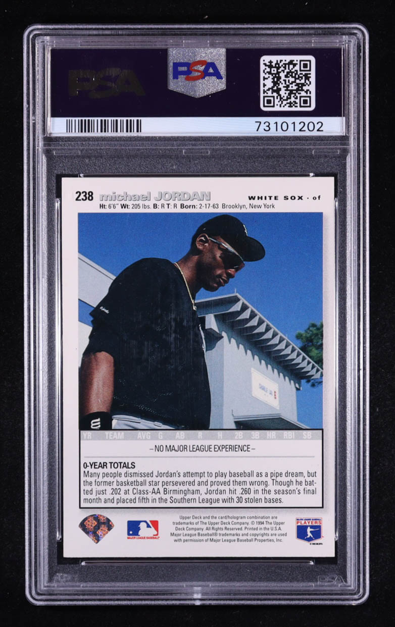 Michael Jordan 1994-95 Collector's Choice #238 (PSA 9) at PristineAuction.com Michael Jordan 1994-95 Collector's Choice #238 (PSA 9) at PristineAuction.com