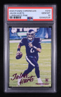 Jalen Hurts 2020 Panini Luminance Pink #210 RC / CHRONICLES (PSA 10) at PristineAuction.com