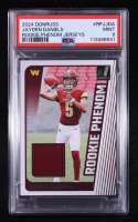 Jayden Daniels 2024 Donruss Rookie Phenom Jerseys #40 RC (PSA 9) at PristineAuction.com