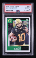 Justin Herbert 2020 Panini Score #362 RC (PSA 10) at PristineAuction.com
