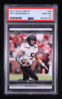 Patrick Mahomes II 2017 Leaf Draft #56 RC (PSA 10) at PristineAuction.com