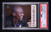 Michael Jordan 1995 Upper Deck Minor League One on One The Future #10 (PSA 9) at PristineAuction.com