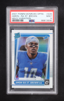 Amon-Ra St. Brown 2021 Donruss Optic Rated Rookies Holo Variation #228 RC (PSA 9) at PristineAuction.com
