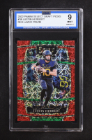 Justin Herbert 2022 Panini Select Draft Picks Red Lazer Prizm #38 (ISA 9) at PristineAuction.com