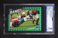 Jalen Hurts 2021 Panini Mosaic Bang! Mosaic #4 (ISA 9) at PristineAuction.com