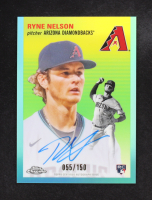 Ryne Nelson Signed 2023 Topps Chrome Platinum Autograph #CPARN RC #55/150 at PristineAuction.com