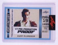Ewan McGregor 2024 Leaf Pop Century Now Showing Star Wars Pre-Production Proof #NNO #1/1 at PristineAuction.com