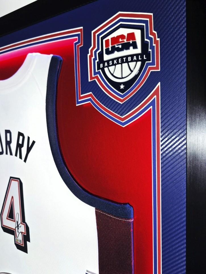 Stephen Curry Signed Team USA Custom Framed Nike Authentic Jersey with (2) PSA 10 Cards (Beckett) at PristineAuction.com Stephen Curry Signed Team USA Custom Framed Nike Authentic Jersey with (2) PSA 10 Cards (Beckett) at PristineAuction.com