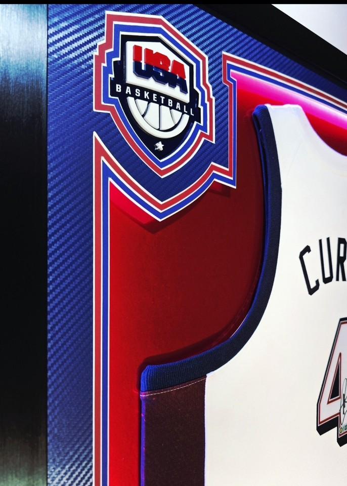 Stephen Curry Signed Team USA Custom Framed Nike Authentic Jersey with (2) PSA 10 Cards (Beckett) at PristineAuction.com Stephen Curry Signed Team USA Custom Framed Nike Authentic Jersey with (2) PSA 10 Cards (Beckett) at PristineAuction.com