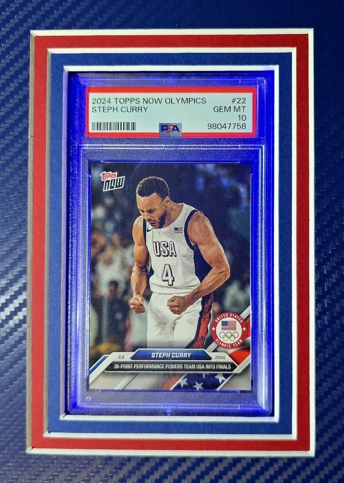 Stephen Curry Signed Team USA Custom Framed Nike Authentic Jersey with (2) PSA 10 Cards (Beckett) at PristineAuction.com Stephen Curry Signed Team USA Custom Framed Nike Authentic Jersey with (2) PSA 10 Cards (Beckett) at PristineAuction.com