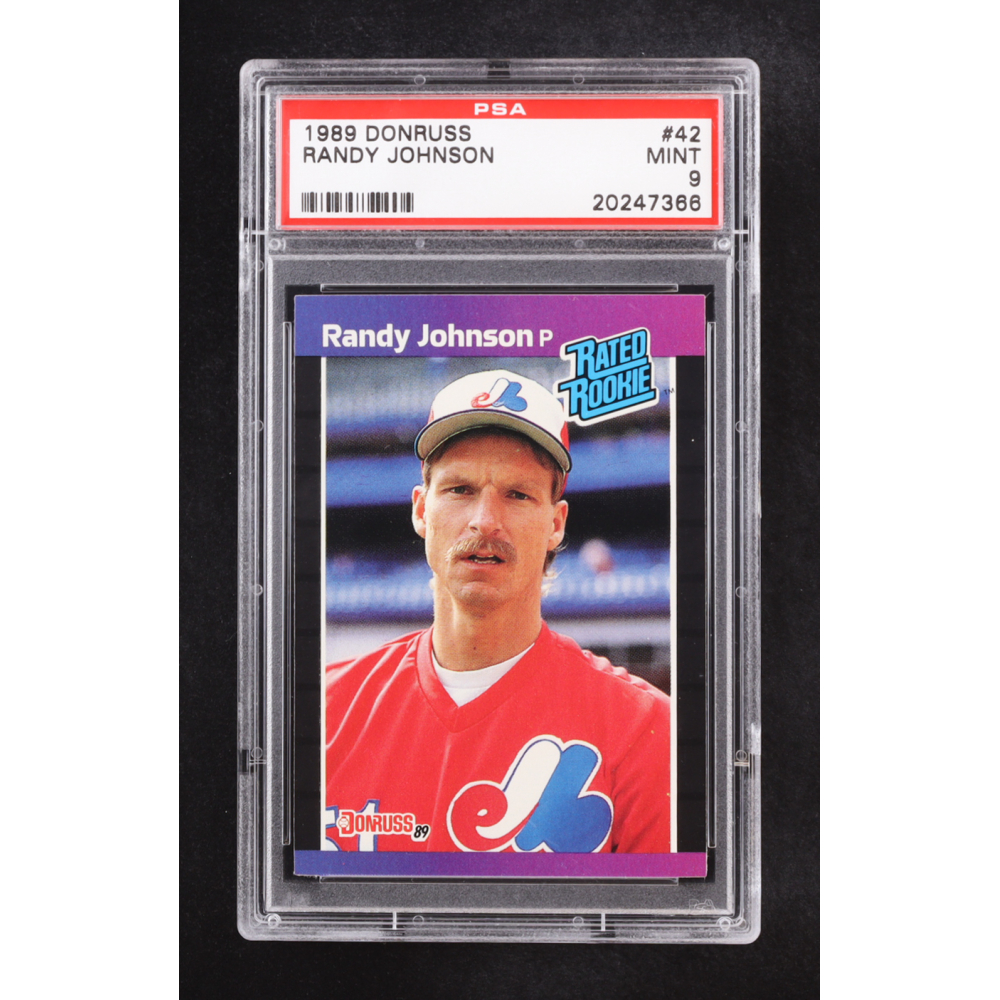 Randy Johnson 1989 Donruss #42 RC RC (PSA 9) at PristineAuction.com