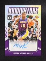 Metta World Peace 2024-25 Donruss Optic Dominators Signatures Holo #16 #26/99 at PristineAuction.com