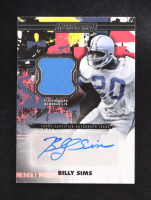 Billy Sims 2023 Topps Composite Patch Autographs Vertical #CPAVBS #92/99 at PristineAuction.com