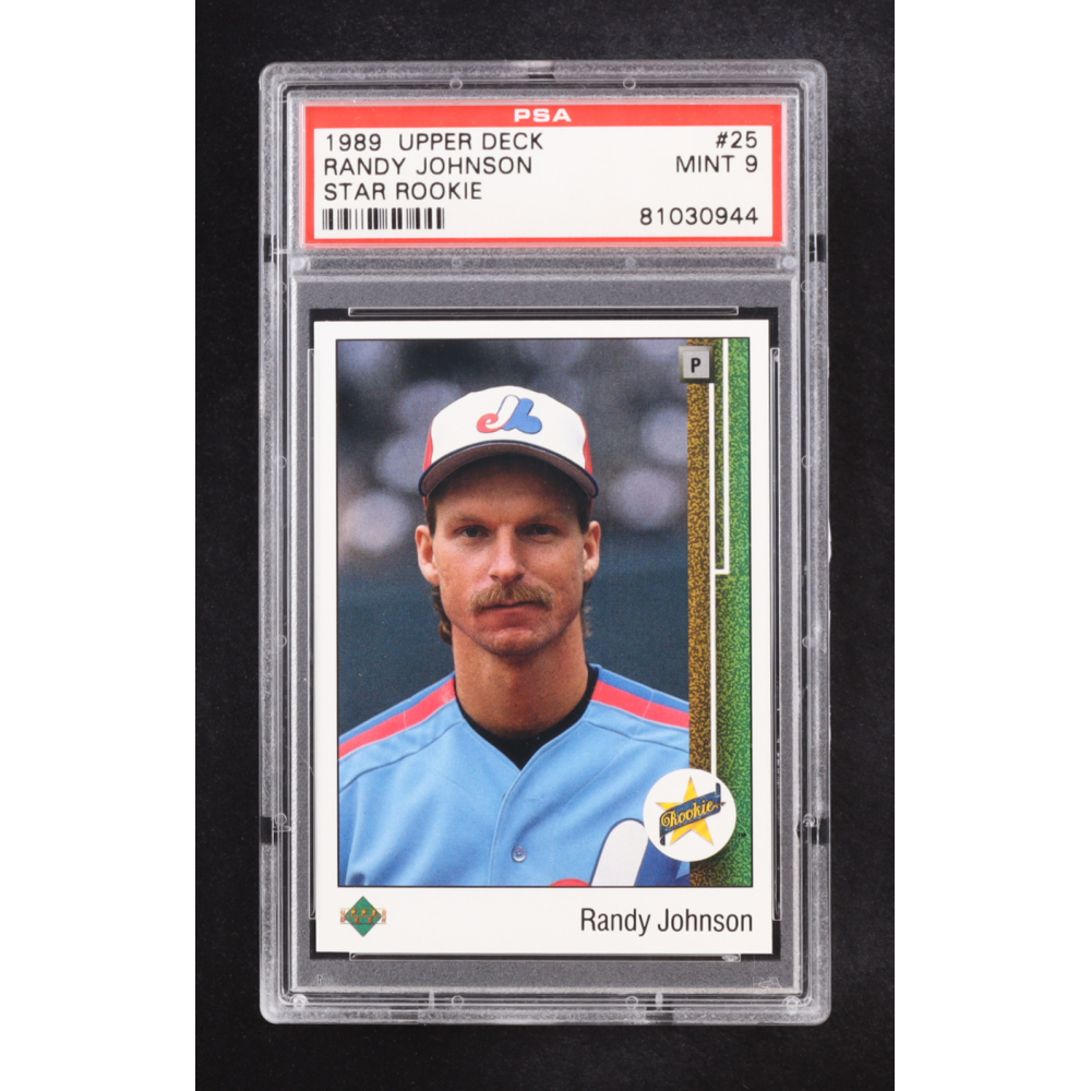 Randy Johnson 1989 Upper Deck #25 RC (PSA 9) at PristineAuction.com