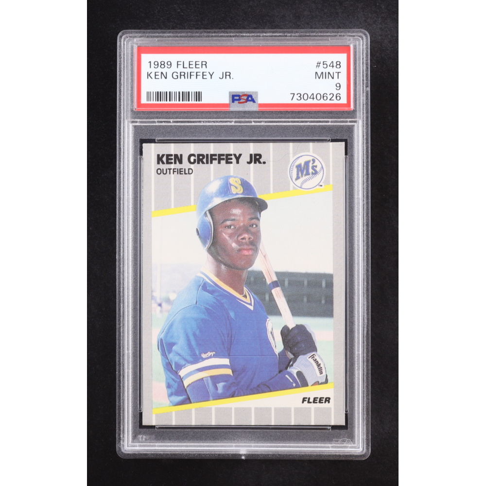 Ken Griffey Jr. 1989 Fleer #548 RC (PSA 9) at PristineAuction.com