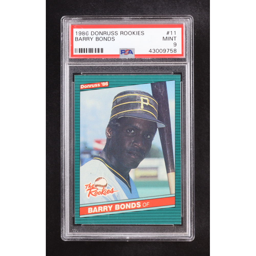 Barry Bonds 1986 Donruss Rookies #11 XRC (PSA 9) at PristineAuction.com