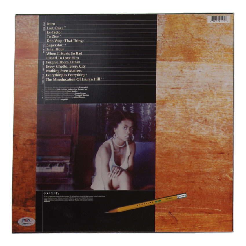 Lauryn Hill Signed "The Miseducation of Lauryn Hill" Vinyl Record Album (PSA) at PristineAuction.com Lauryn Hill Signed "The Miseducation of Lauryn Hill" Vinyl Record Album (PSA) at PristineAuction.com
