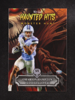 Omarion Hampton 2024 Wild Card Haunted Hits Monster Hunt Orange Scarecrow #HHSOH #5/5 RC at PristineAuction.com