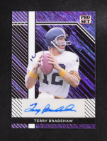 Terry Bradshaw 2024 Leaf Collective Autographs Purple Shimmer #PSATB1 #4/7 at PristineAuction.com