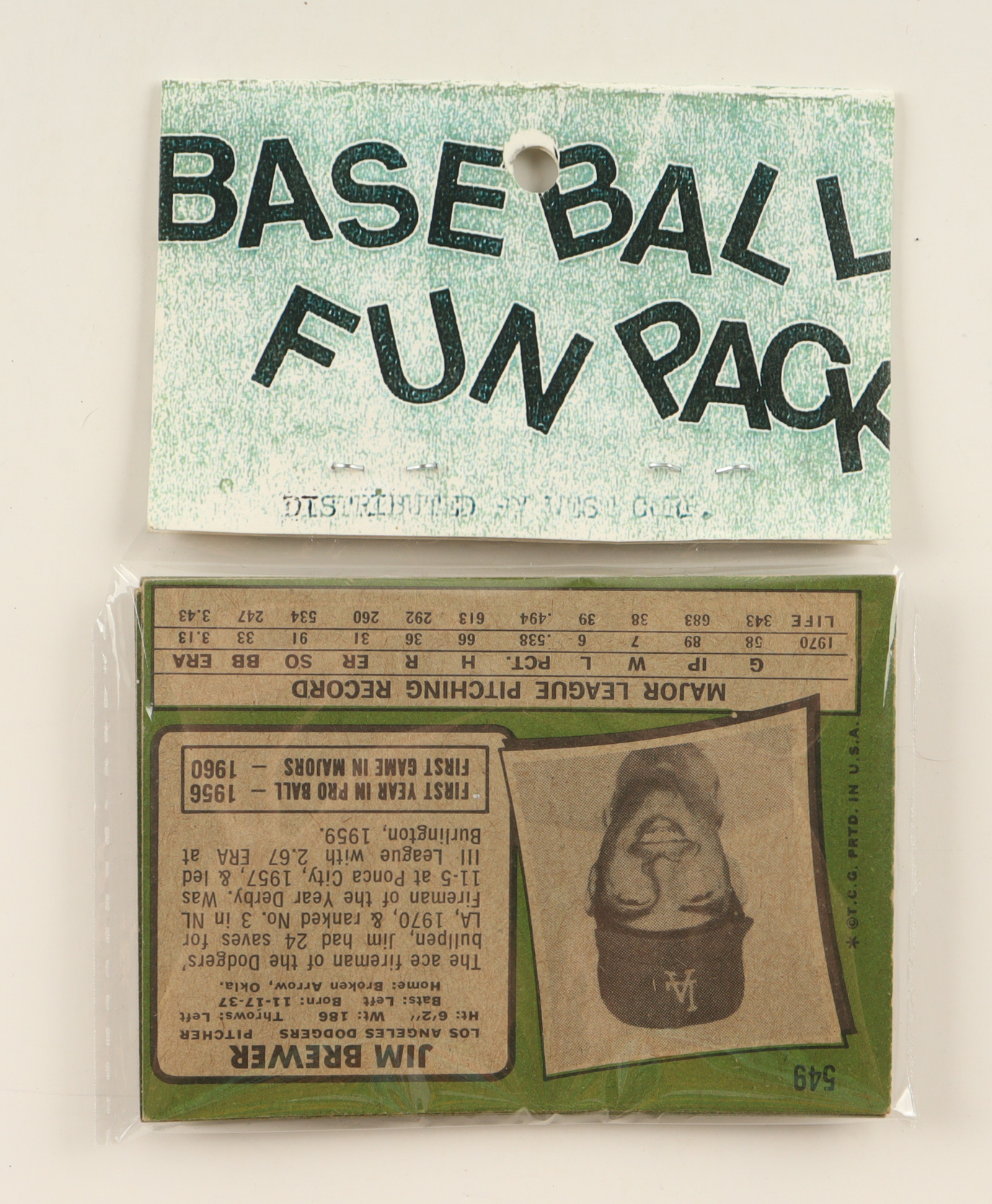 1971 Topps Baseball Card Fun Pack with (10) Cards at PristineAuction.com 1971 Topps Baseball Card Fun Pack with (10) Cards at PristineAuction.com