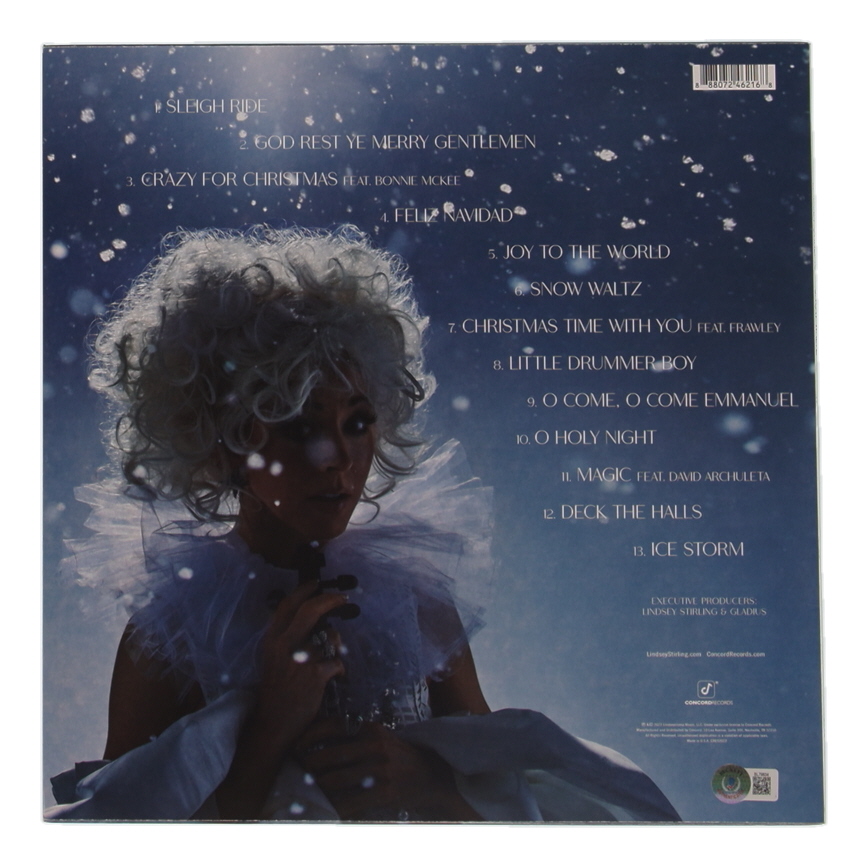 Lindsey Stirling Signed "Snow Waltz" Vinyl Record Album (Beckett) at PristineAuction.com Lindsey Stirling Signed "Snow Waltz" Vinyl Record Album (Beckett) at PristineAuction.com