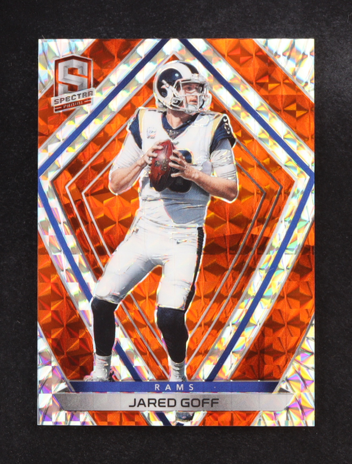 Jared Goff 2020 Panini Spectra Neon Orange #98 #15/15 at PristineAuction.com Jared Goff 2020 Panini Spectra Neon Orange #98 #15/15 at PristineAuction.com
