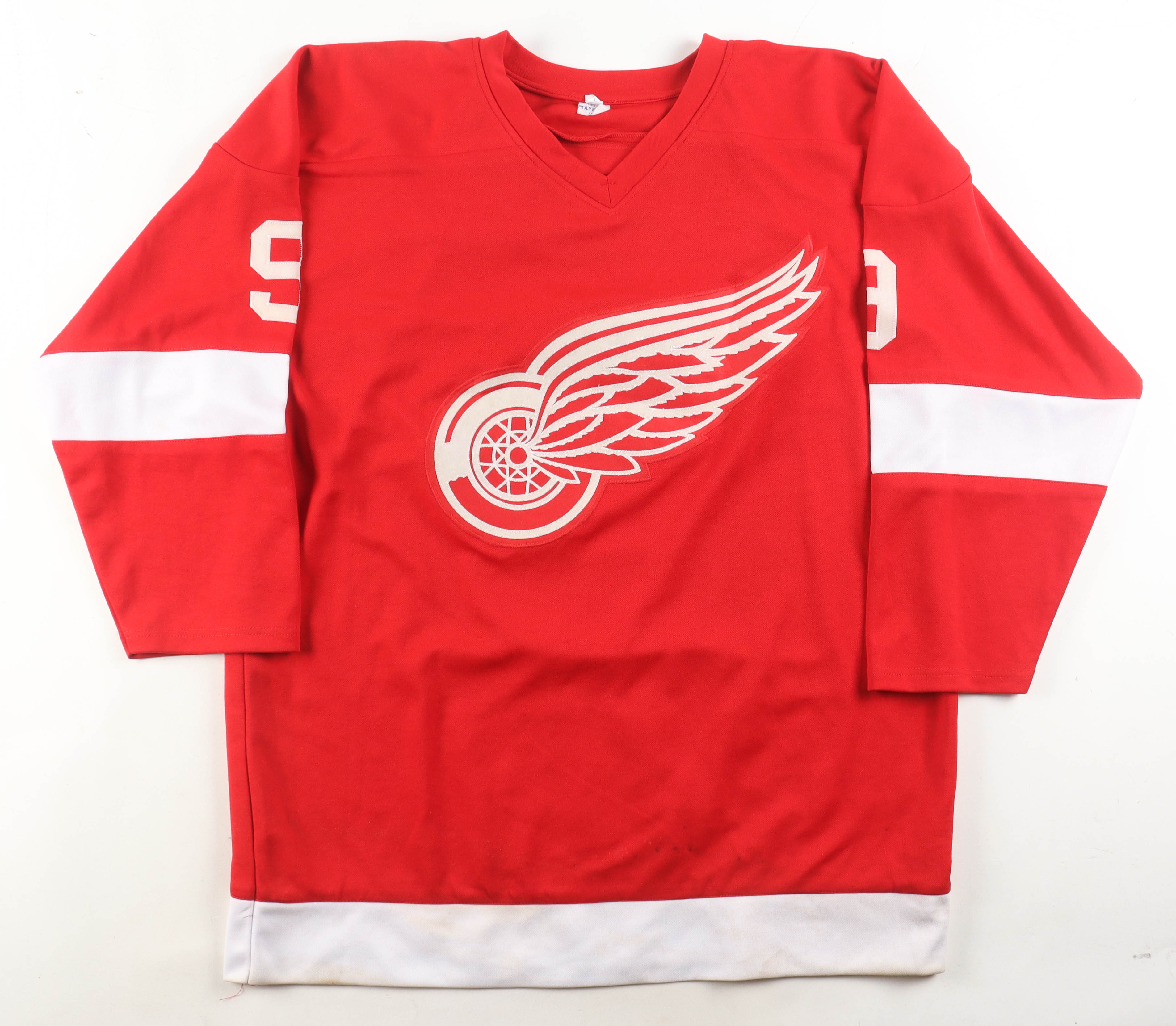 Gordie Howe Signed Career Highlight Stat Jersey (PSA) at PristineAuction.com Gordie Howe Signed Career Highlight Stat Jersey (PSA) at PristineAuction.com