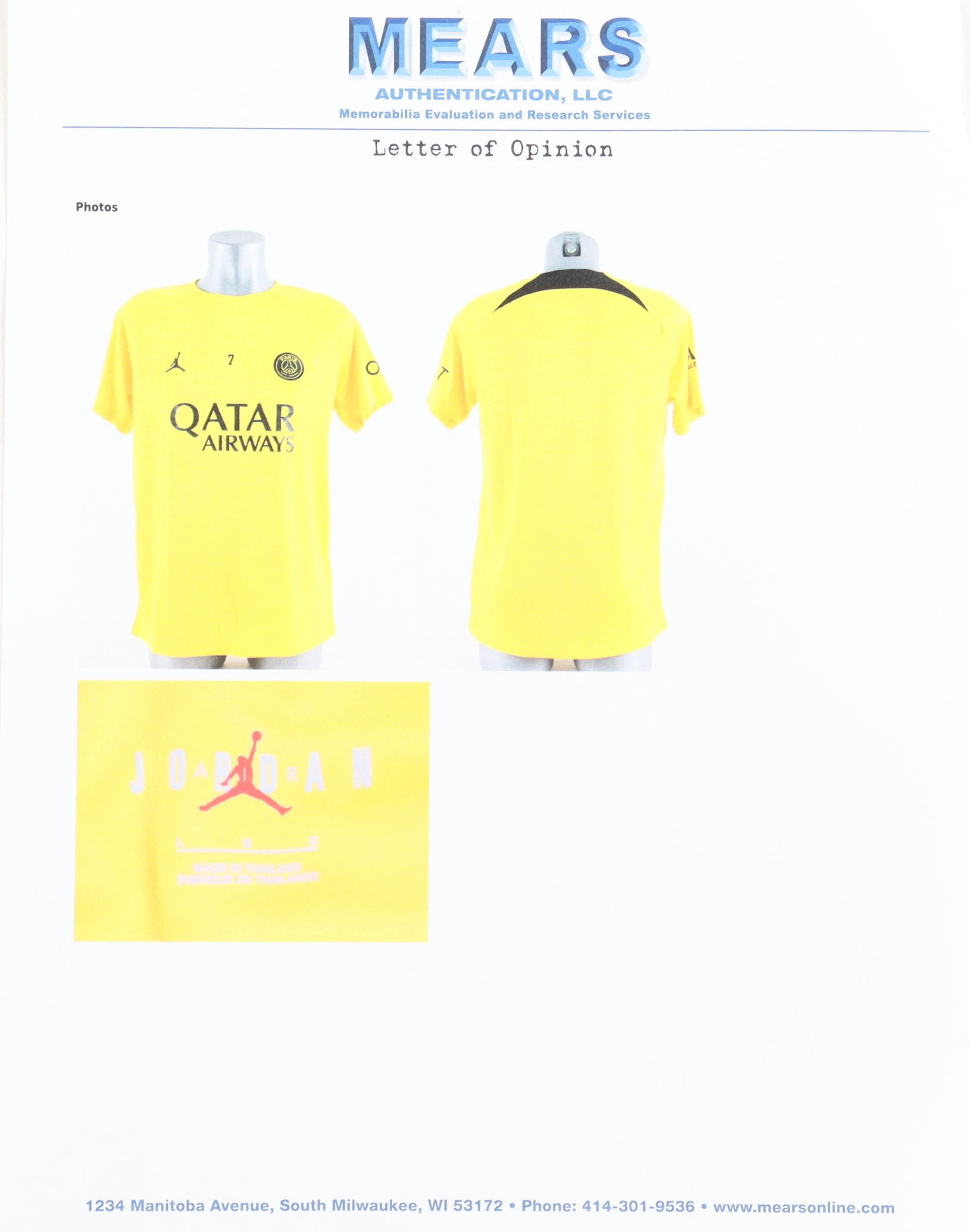 Kylian Mbappe Signed Paris Saint-Germain Jordan Authentic Warm-Up Shirt (MEARS) at PristineAuction.com Kylian Mbappe Signed Paris Saint-Germain Jordan Authentic Warm-Up Shirt (MEARS) at PristineAuction.com