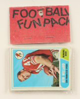 1968 Topps Football Card Fun Pack with (10) Cards at PristineAuction.com