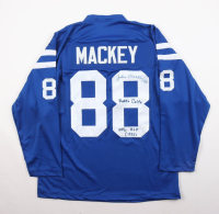 John Mackey Signed Jersey Inscribed "Balto Colts" & "NFL HOF (1992)" (JSA) at PristineAuction.com
