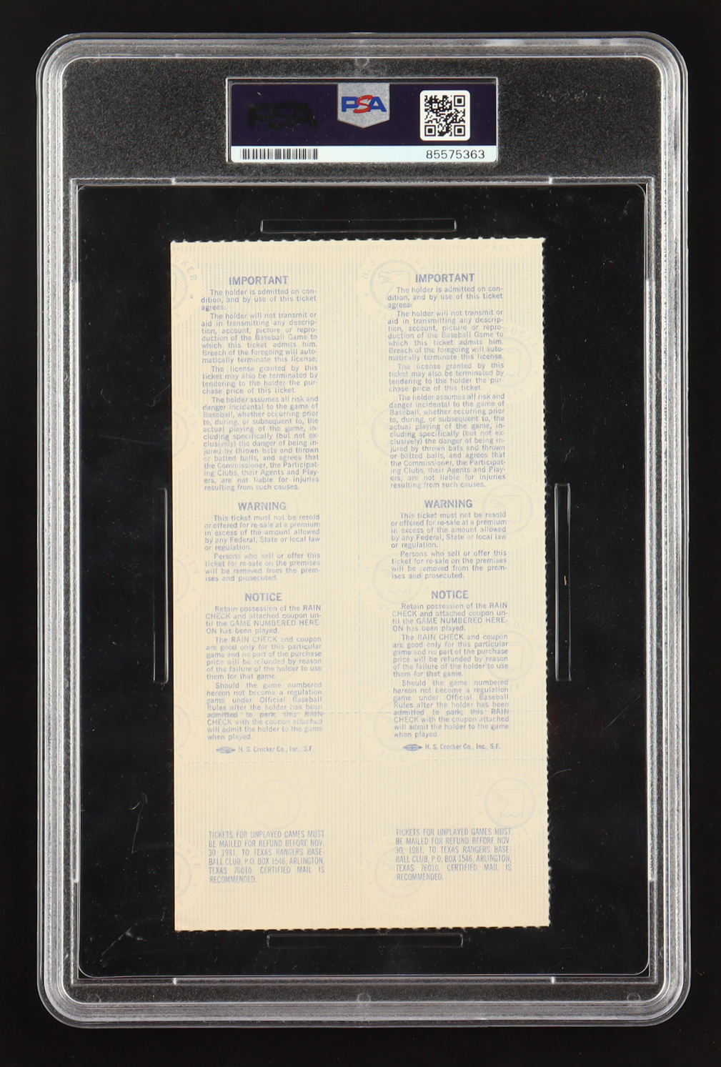 Nolan Ryan Signed Jumbo 1981 World Series Uncut Sheet Tickets (PSA | Auto 10) at PristineAuction.com Nolan Ryan Signed Jumbo 1981 World Series Uncut Sheet Tickets (PSA | Auto 10) at PristineAuction.com