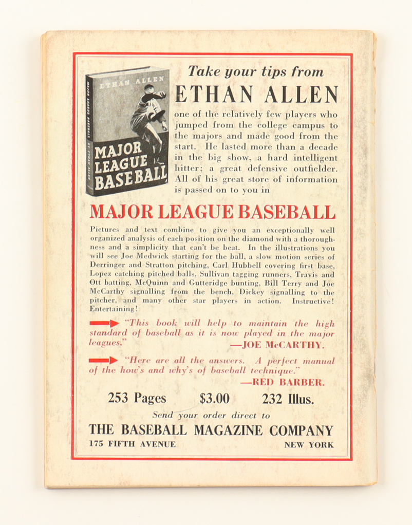 1941 "Who's Who in Baseball" Original Vintage Booklet at PristineAuction.com 1941 "Who's Who in Baseball" Original Vintage Booklet at PristineAuction.com