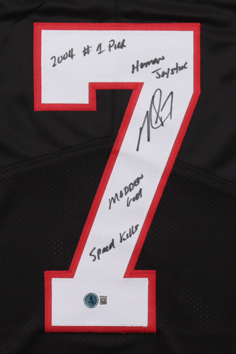 Michael Vick Signed Jersey With Multiple Inscriptions (Beckett) at PristineAuction.com Michael Vick Signed Jersey With Multiple Inscriptions (Beckett) at PristineAuction.com