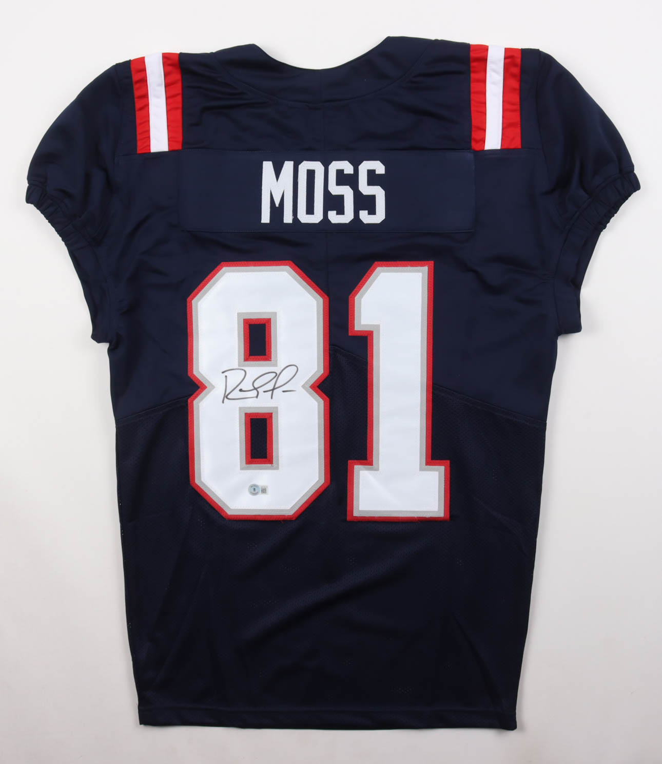 Randy Moss Signed Jersey (Beckett) at PristineAuction.com Randy Moss Signed Jersey (Beckett) at PristineAuction.com