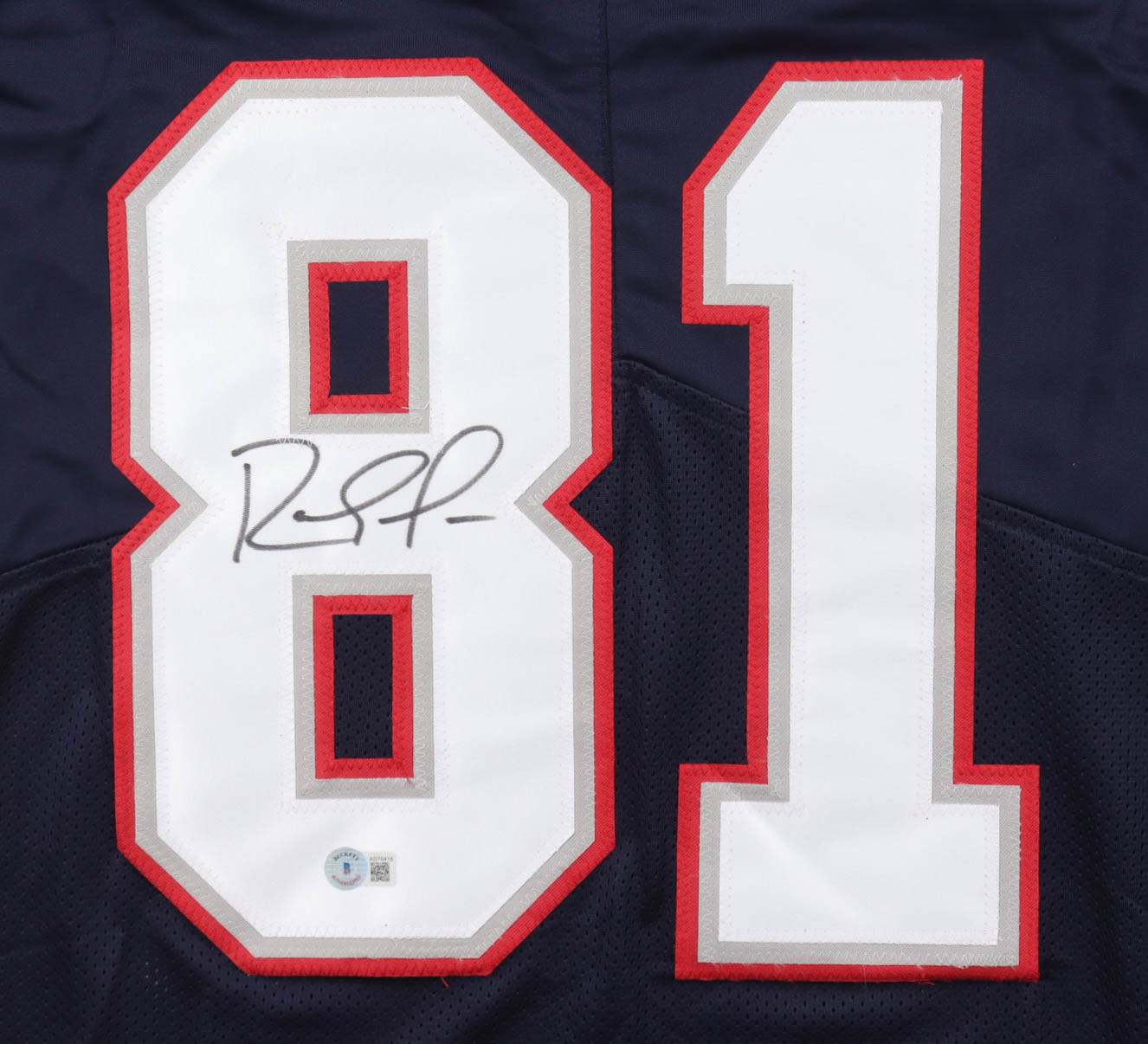 Randy Moss Signed Jersey (Beckett) at PristineAuction.com Randy Moss Signed Jersey (Beckett) at PristineAuction.com