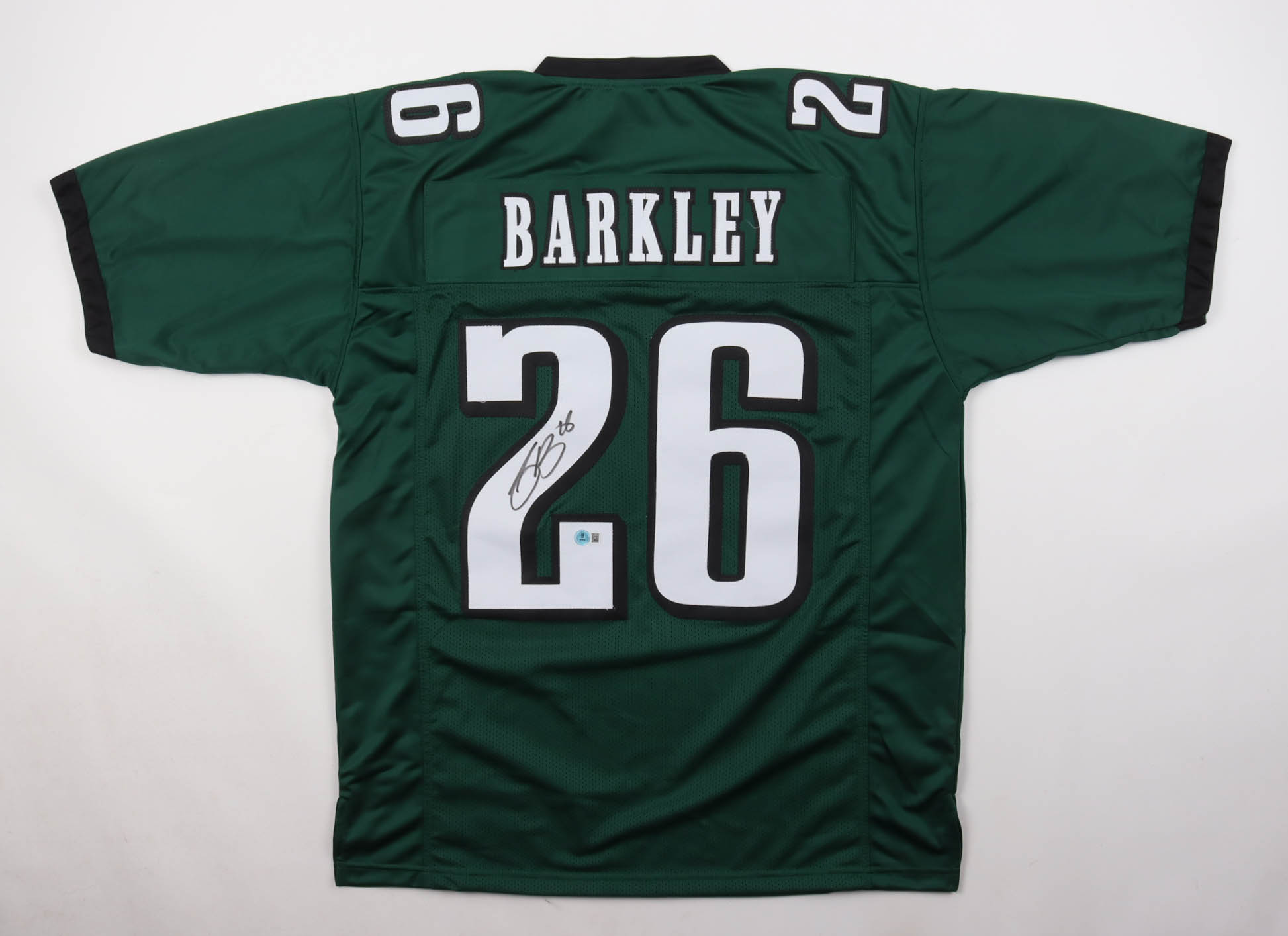 Saquon Barkley Signed Jersey (Beckett) at PristineAuction.com Saquon Barkley Signed Jersey (Beckett) at PristineAuction.com