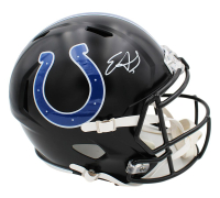 Edgerrin James Signed Colts Full-Size Alternate Speed Helmet (Radtke) at PristineAuction.com