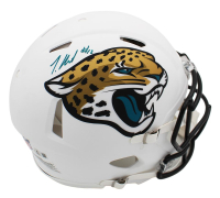 Travis Hunter Signed Jaguars Full-Size Authentic On-Field Alternate Speed Helmet (Beckett) at PristineAuction.com