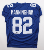 Mario Manningham Signed Jersey Inscribed "SB XLVI Champs!" (Beckett) at PristineAuction.com