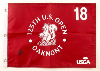 Viktor Hovland Signed 2025 "125th U.S. Open Oakmont" Golf Pin Flag (JSA) at PristineAuction.com