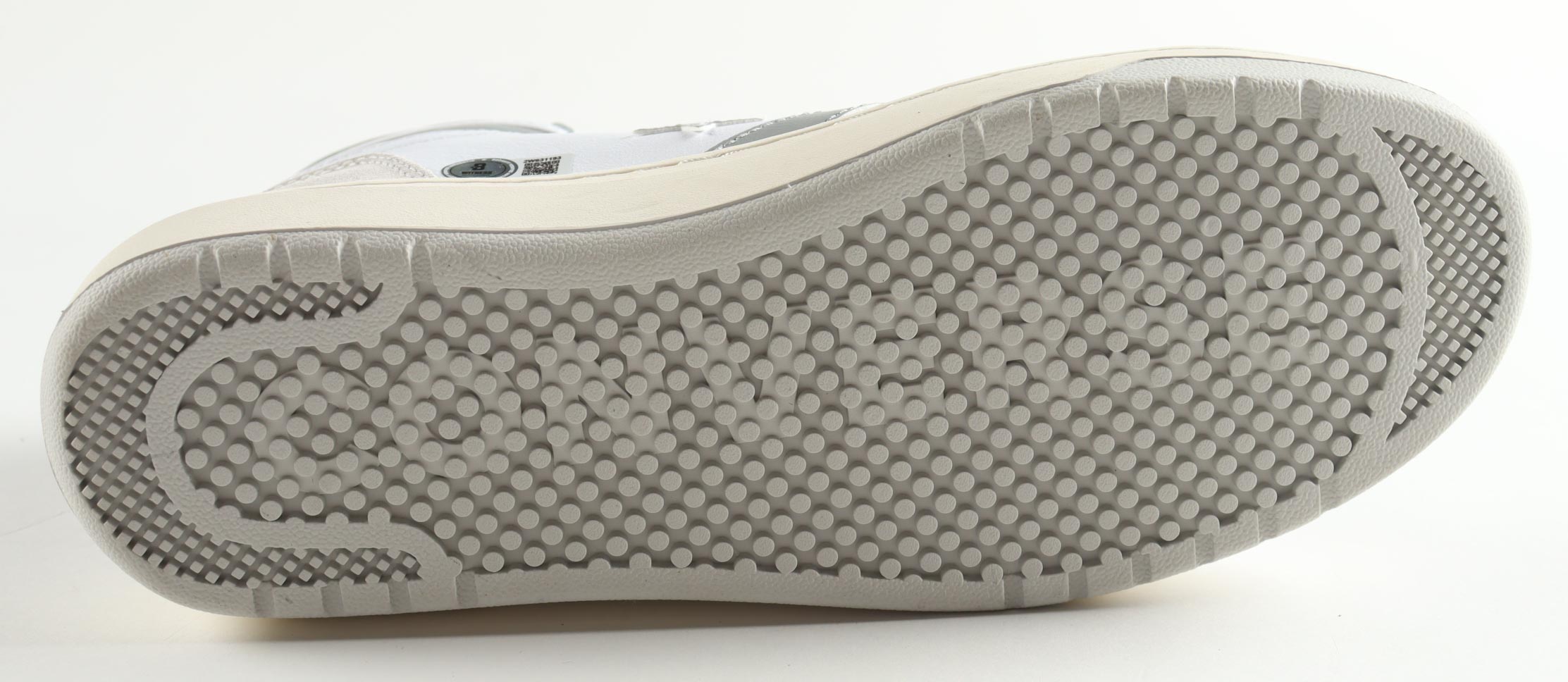 Magic Johnson Signed Converse All Star White Leather Basketball Shoe with Stat Plaque Display Stand (Beckett) at PristineAuction.com Magic Johnson Signed Converse All Star White Leather Basketball Shoe with Stat Plaque Display Stand (Beckett) at PristineAuction.com