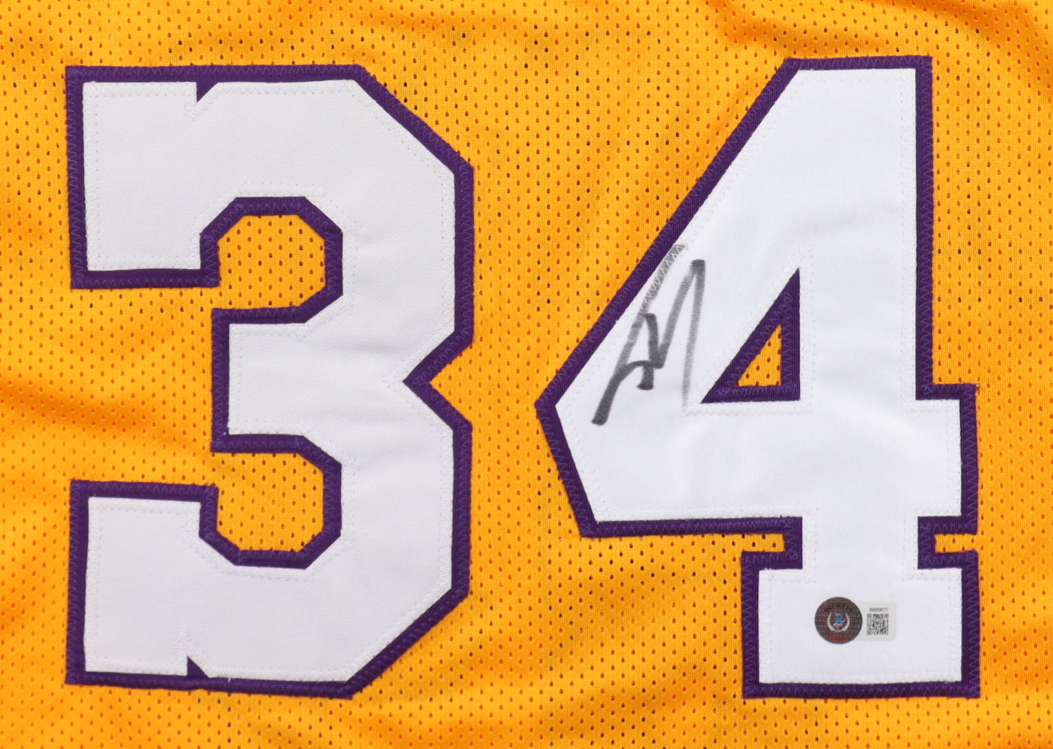 Shaquille O'Neal Signed Jersey (Beckett) at PristineAuction.com Shaquille O'Neal Signed Jersey (Beckett) at PristineAuction.com