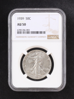 1939 Walking Liberty Silver 50C Half Dollar (NGC AU50) at PristineAuction.com