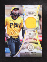 Oneil Cruz 2025 Topps Tribute City Connect Game-Used Memorabilia Patch #TT-OC #187/199 at PristineAuction.com