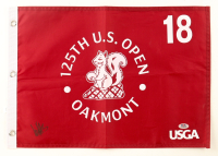 Ludvig Aberg Signed 2025 "125th U.S. Open Oakmont" Golf Pin Flag (PSA) at PristineAuction.com