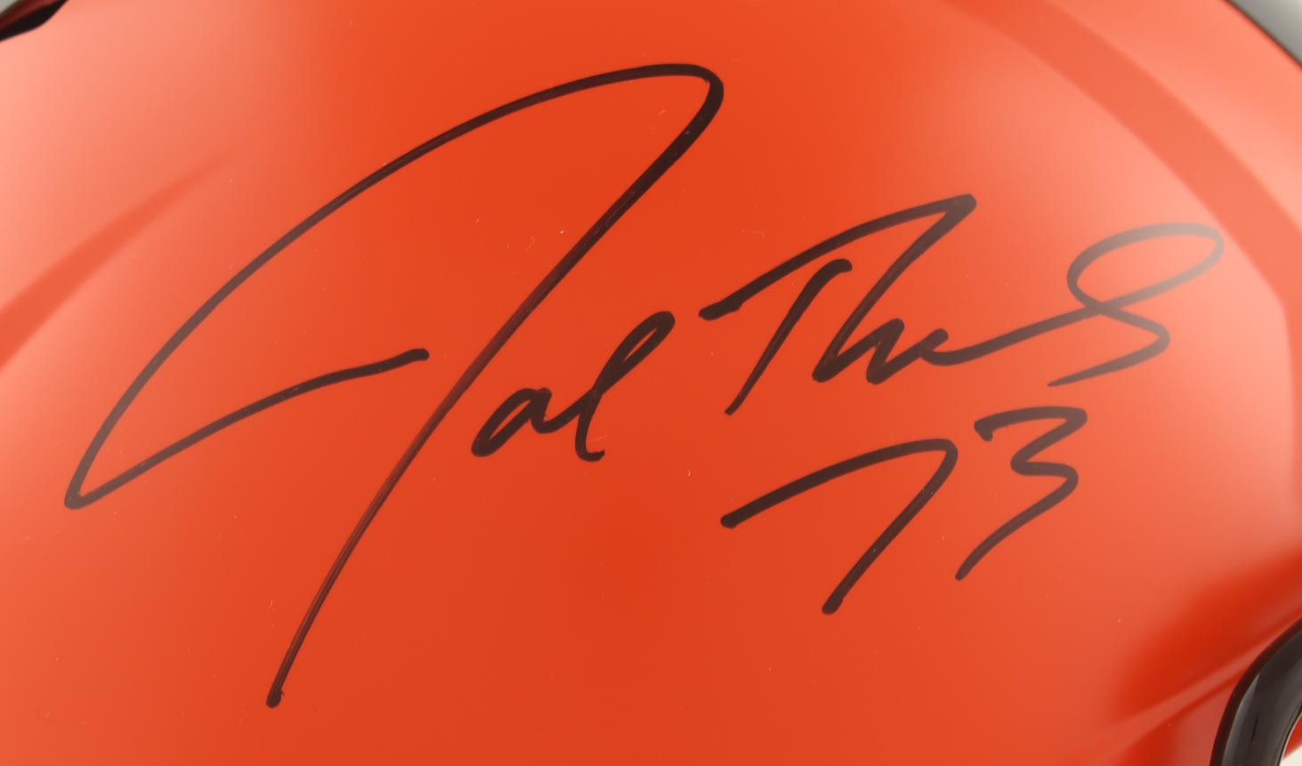 Joe Thomas Signed Browns Full-Size Speed Helmet (Beckett) at PristineAuction.com Joe Thomas Signed Browns Full-Size Speed Helmet (Beckett) at PristineAuction.com